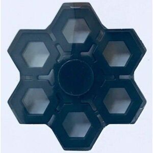 Fidget Spinner Snowflake Spinner Cell Phone Fidget Attachment Black Clearance